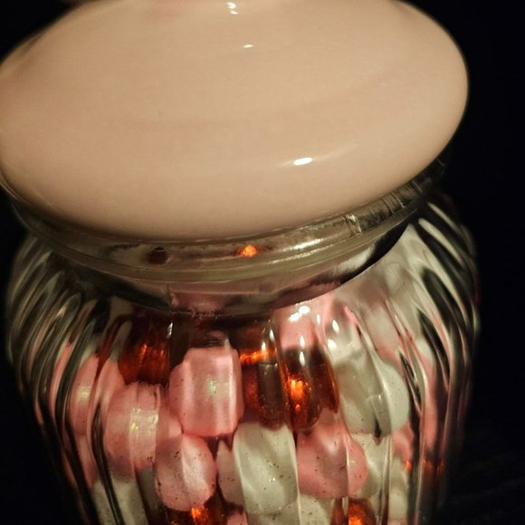 Valentine's Glass Jar with Ceramic Heart Lid - Picture 3 of 3